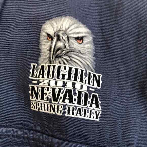 2010 Biker’s Club Laughlin 28th River Run shirt Men’s Size M Medium Bike Biker - Picture 4 of 7